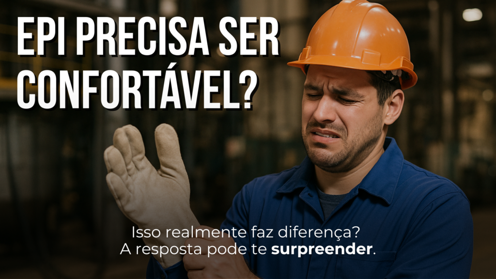 Entenda por que o conforto no EPI é essencial para a adesão do trabalhador e como ele se relaciona com a NR-6 e a NR-17. A Fitassul explica e oferece soluções.